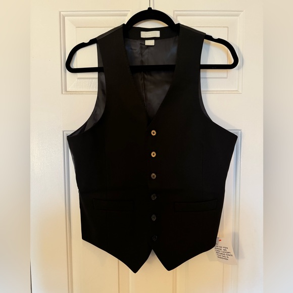 ASOS NOAK Men’s Black Suit Vest - Picture 1 of 2